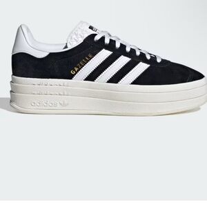 Adidas Gazelle Women's Black and White Sneakers